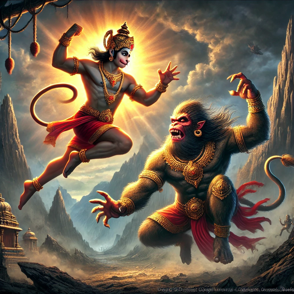 Hanuman and Kalanemi