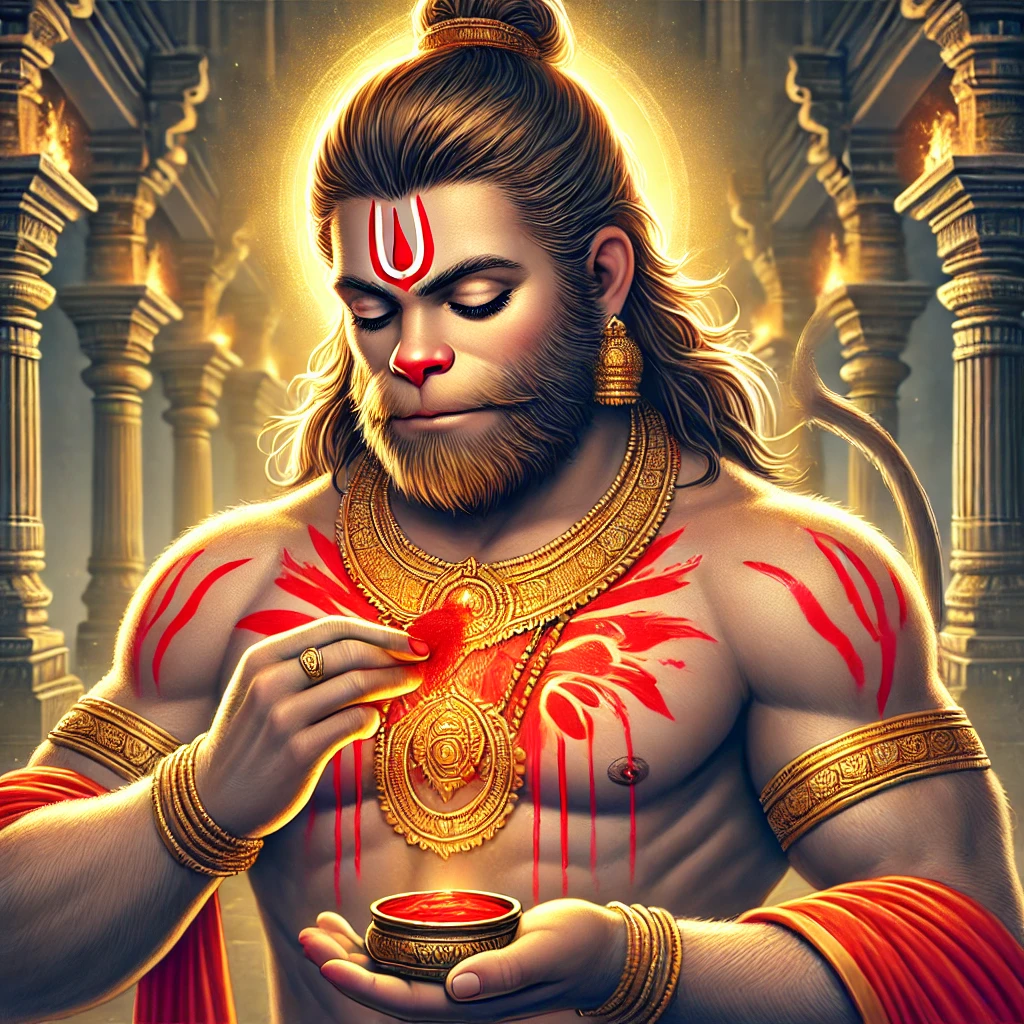 Lord Hanuman and Sindoor