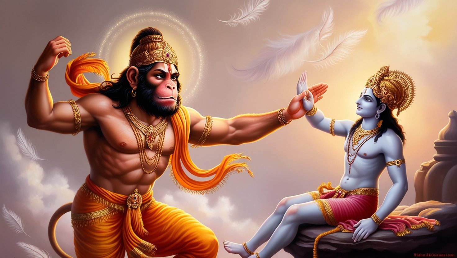 Hanuman on Saturdays, Hanuman and Shani Dev